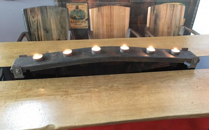 BARREL CANDLESTICK